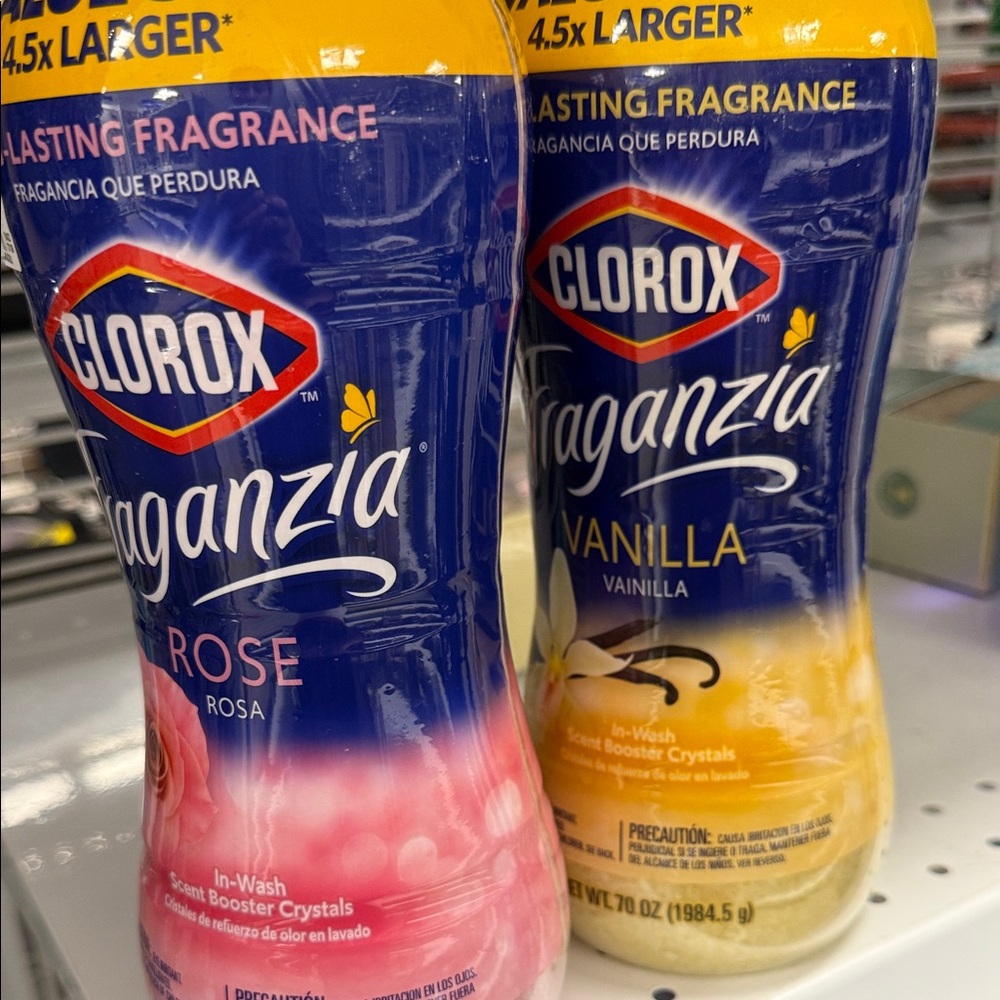 Clorox Fraganzia Rose and Vanilla Scent Boosters
